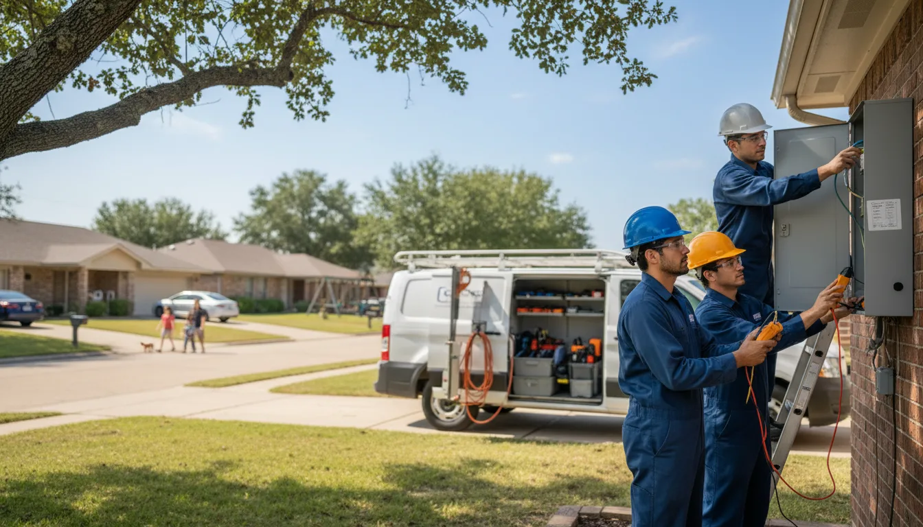 Certified electrician providing emergency electrical services in Columbiana, AL